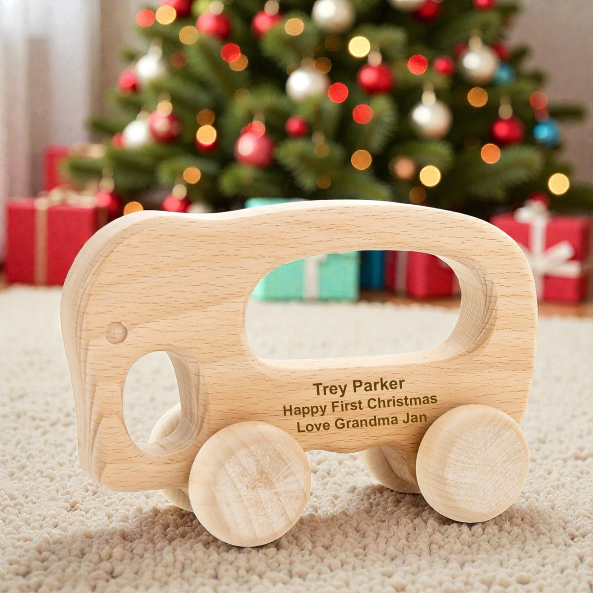 Christmas Keepsake Elephant — Made to Be Loved, Made to Last