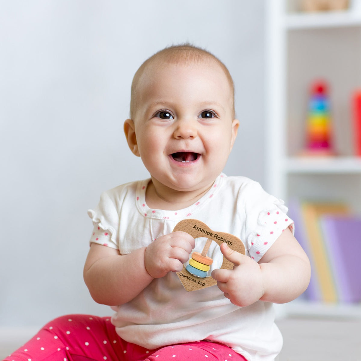 Baby’s First Christmas Heart Rattle — A Treasure to Hold Forever