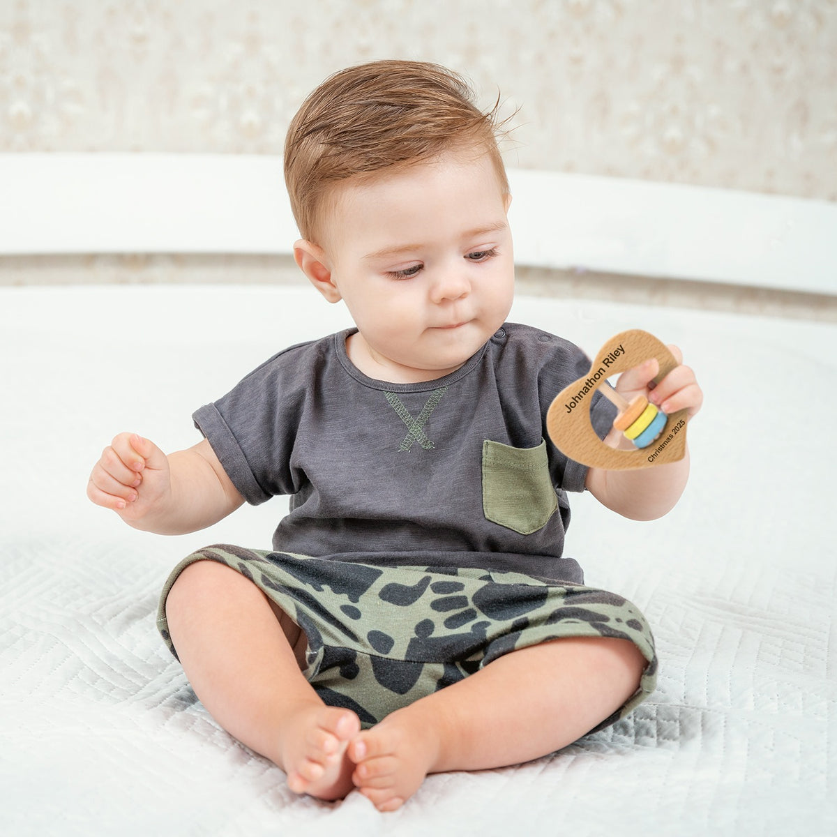 Baby’s First Christmas Heart Rattle — A Treasure to Hold Forever