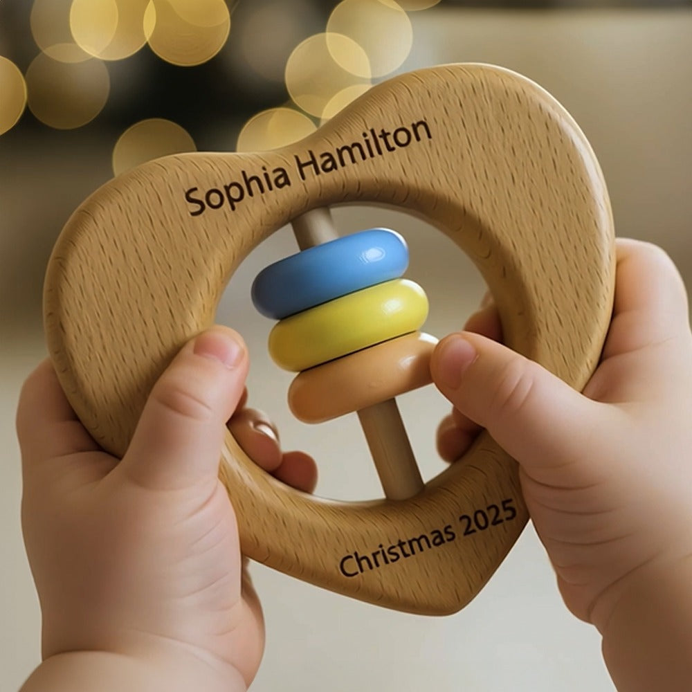 Baby’s First Christmas Heart Rattle — A Treasure to Hold Forever