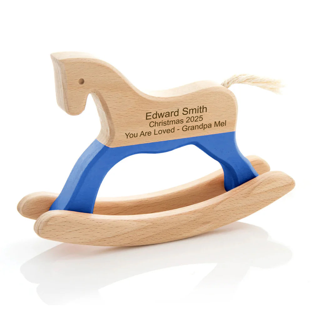 Baby’s First Christmas Rocking Horse – A Gift to Treasure Forever
