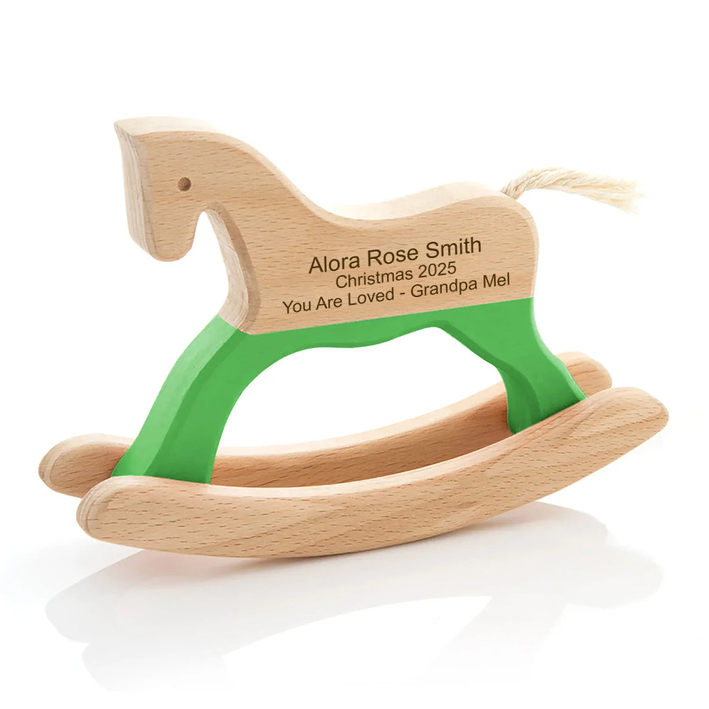 Baby’s First Christmas Rocking Horse – A Gift to Treasure Forever