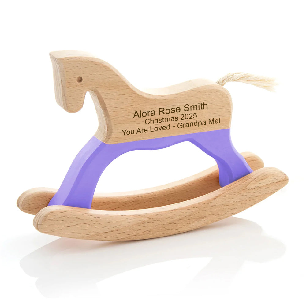 Baby’s First Christmas Rocking Horse – A Gift to Treasure Forever