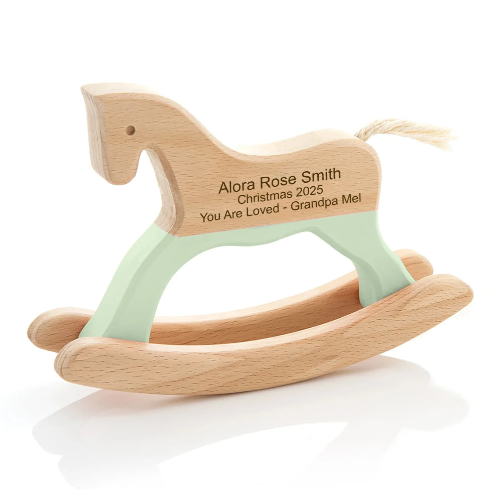 Baby’s First Christmas Rocking Horse – A Gift to Treasure Forever