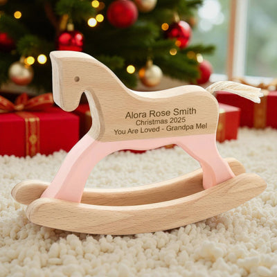 Baby’s First Christmas Rocking Horse – A Gift to Treasure Forever