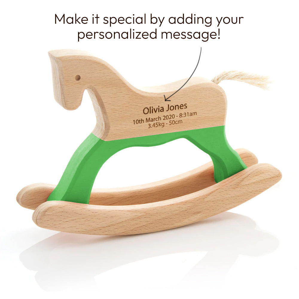 Rocking-Horse-Text-Green